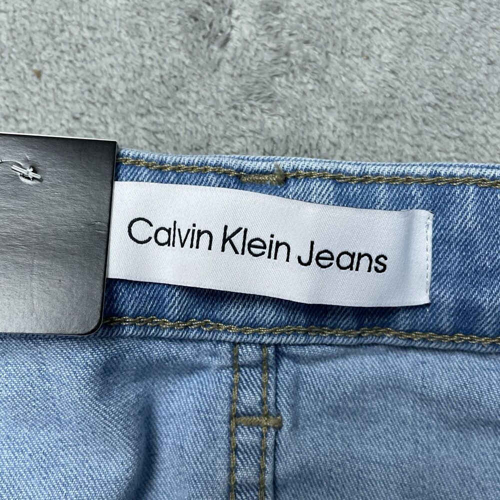 Calvin Klein Women's 6/28 High Rise Skinny Ankle Robins Egg H1080 - Picture 6 of 10